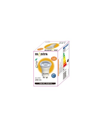 BOMBILLA LED - mini GU10 - 4W – 2700K -  290 LM